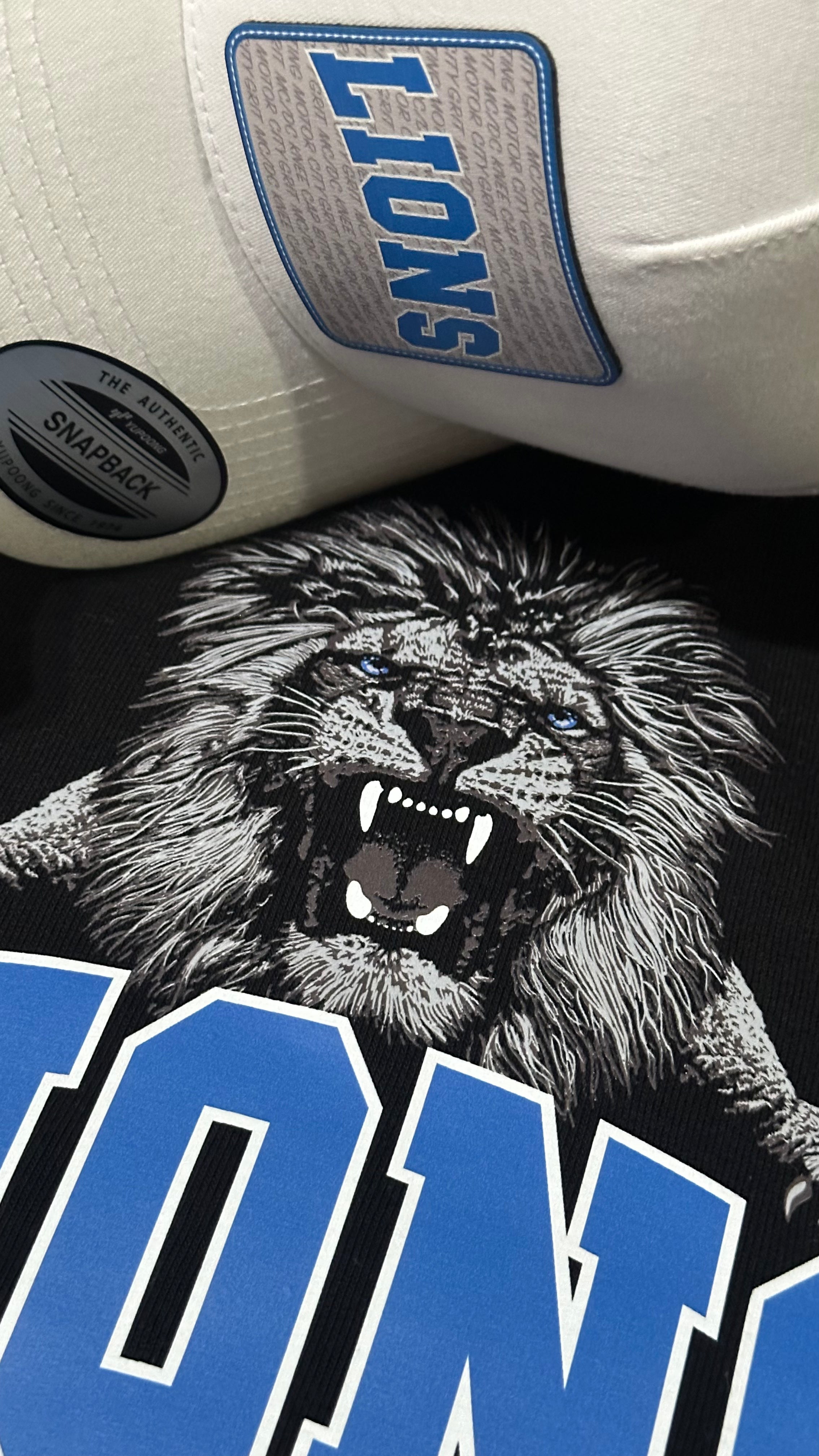 Lions Restore the Roar - Black Fleece Crewneck