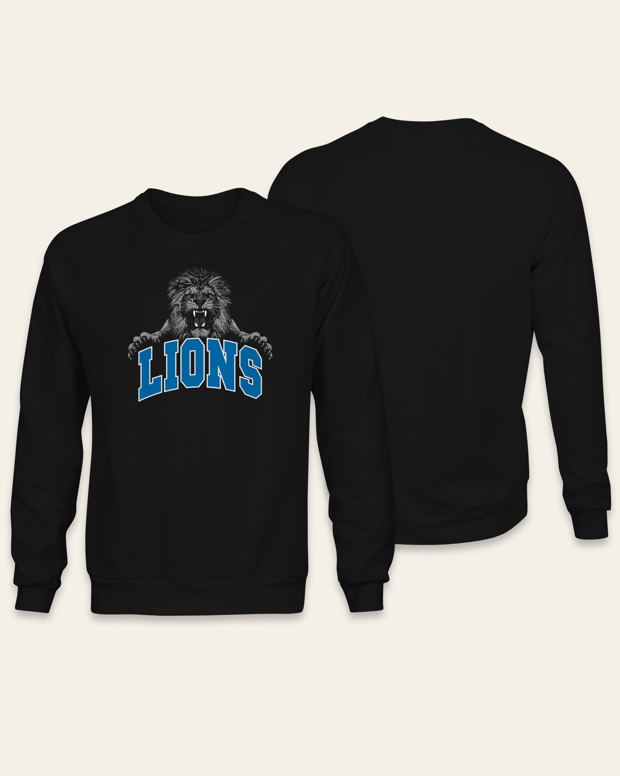 Lions Restore the Roar - Black Fleece Crewneck
