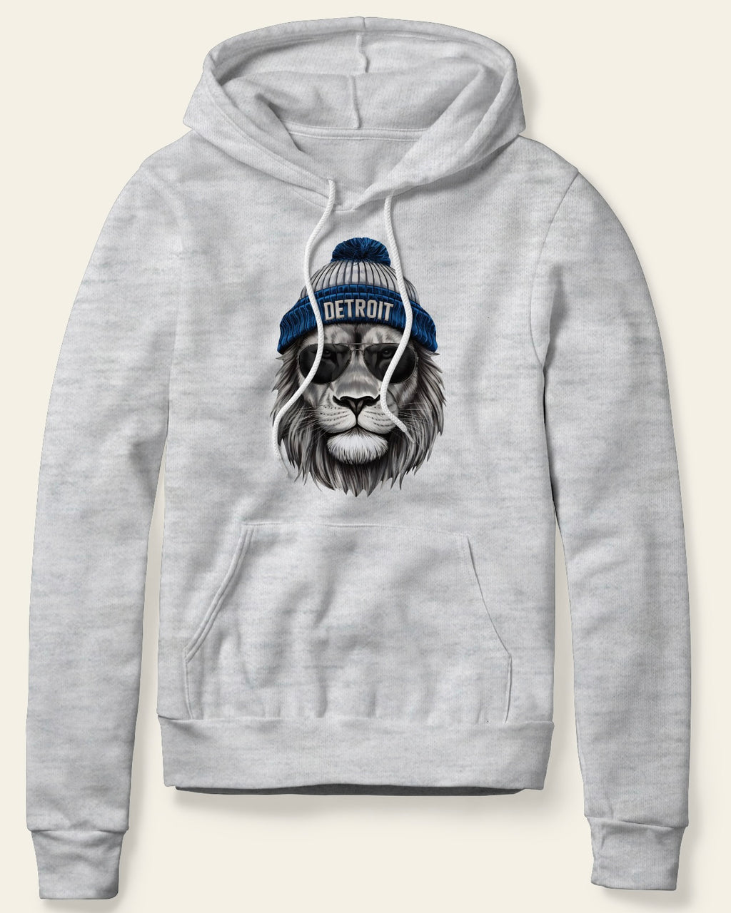 Detroit Gritty Lion - Fleece Hoodie