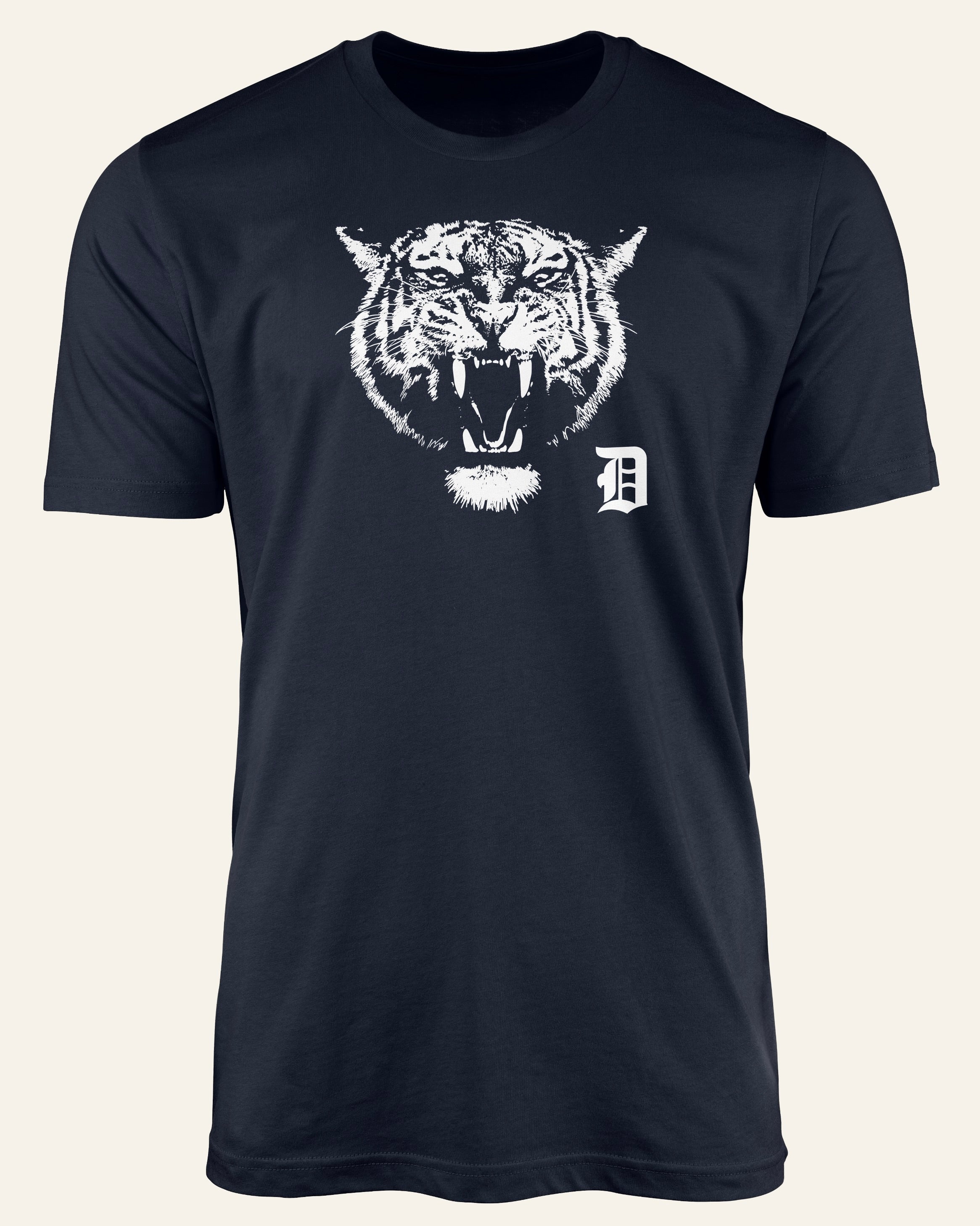 White Tiger Baseball T-Shirt