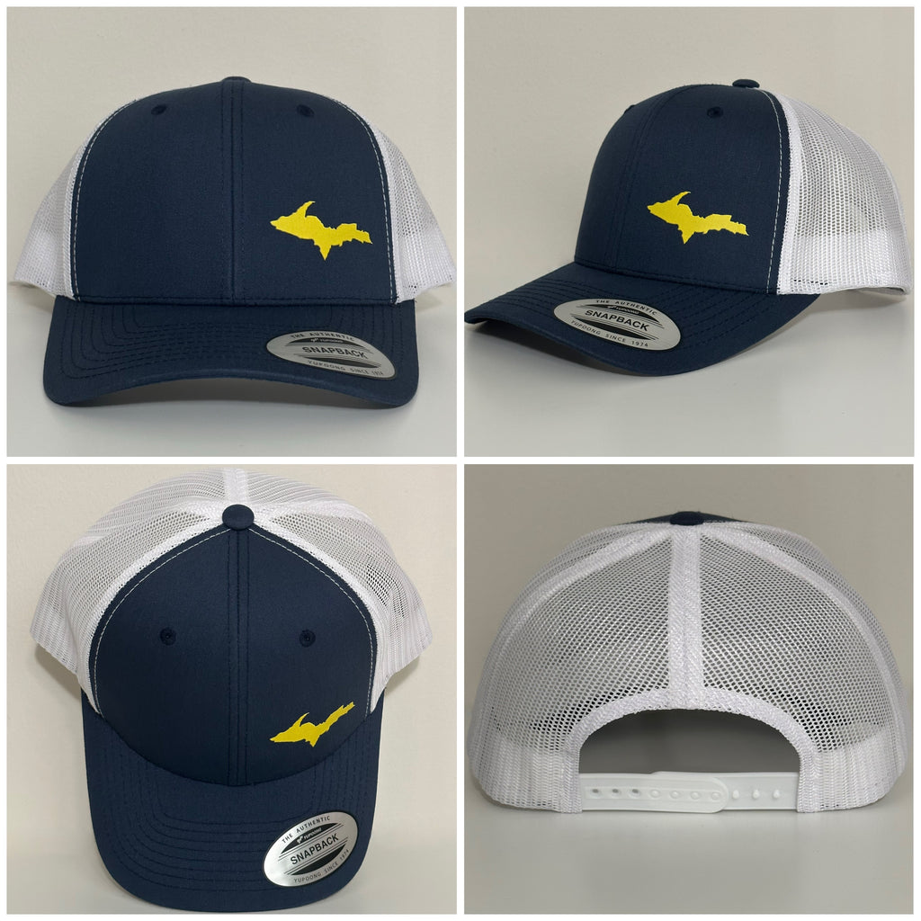 Michigan U.P. "Maize and Blue" Trucker Hat