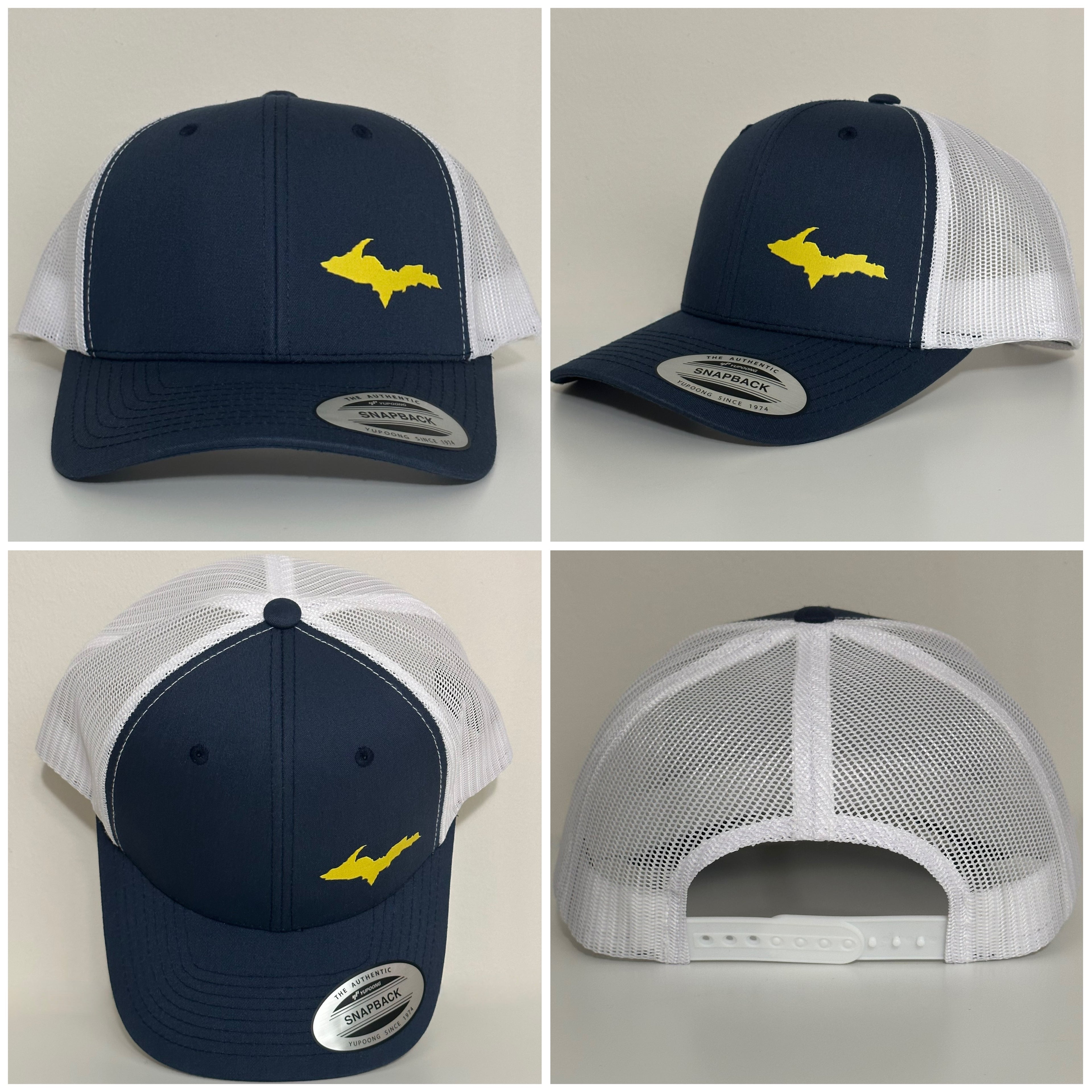 Michigan U.P. "Maize and Blue" Trucker Hat