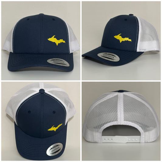 Michigan U.P. "Maize and Blue" Trucker Hat